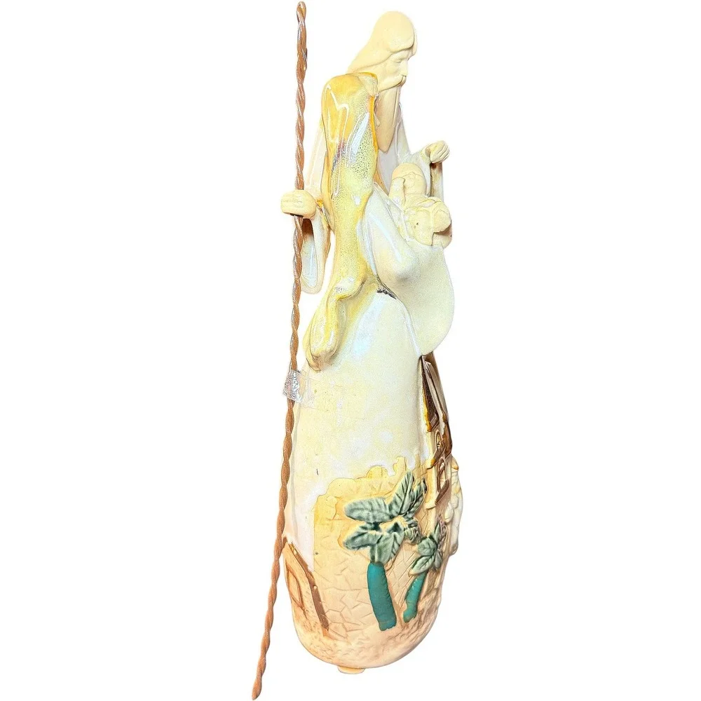Collections Nativity Scene Holy Family 3 Kings Tea Light Candle Holder‎ Ceramic